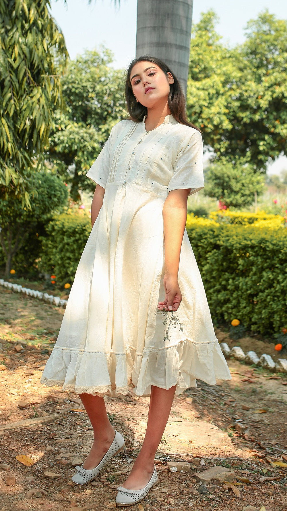 Flared Masakali Dress online at bebaakstudio.com