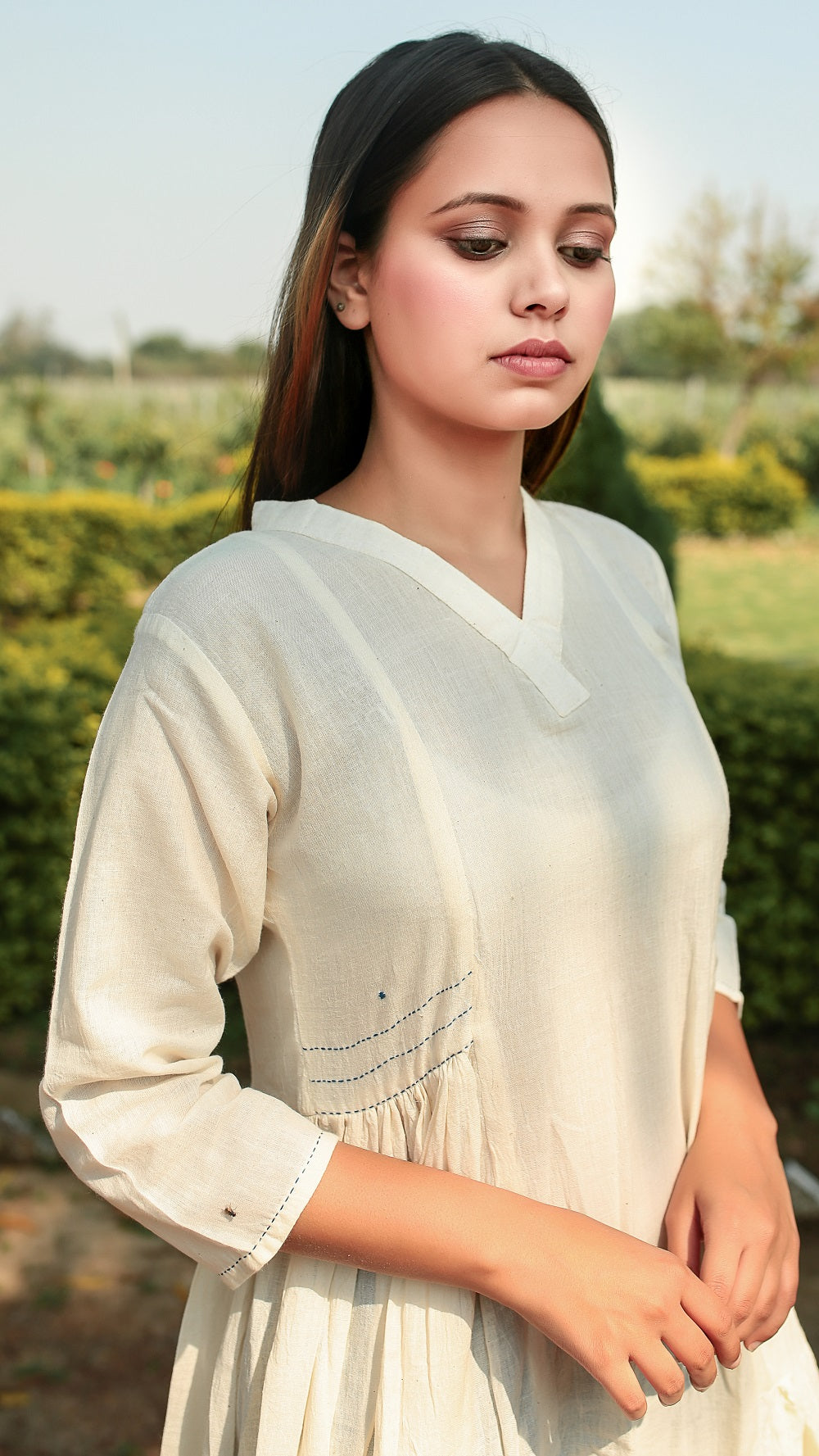 Kora flared masakali tunic online at bebaakstudio.com