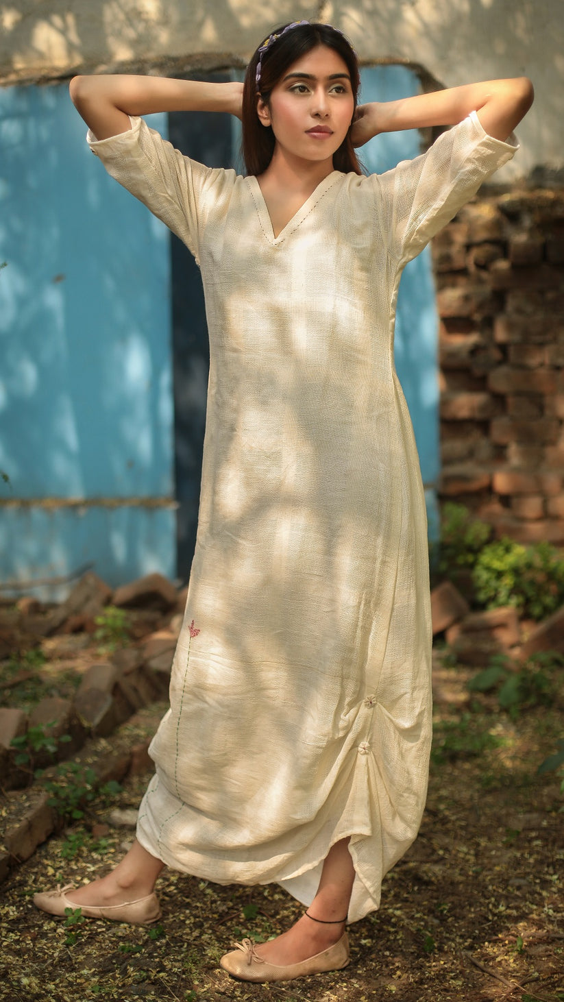 Dresses: Shop Long cowl hem dress for women online at bebaakstudio.com ...