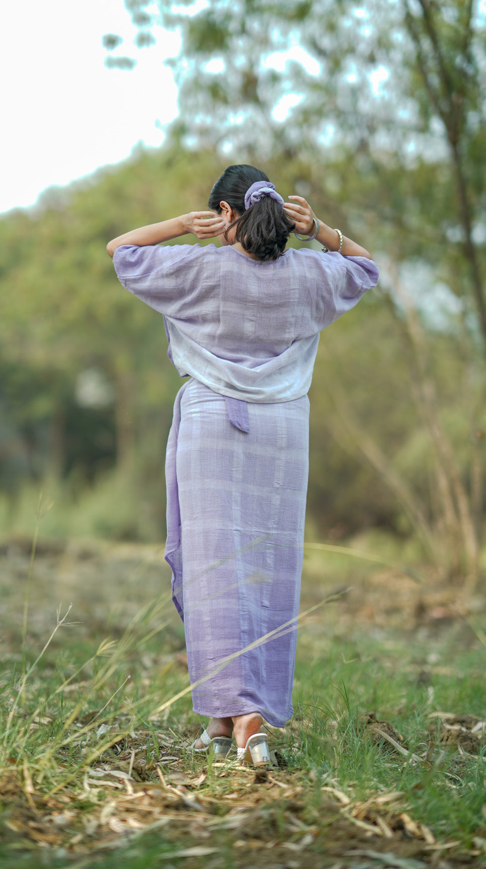 Shop wrap skirt set from Bebaak