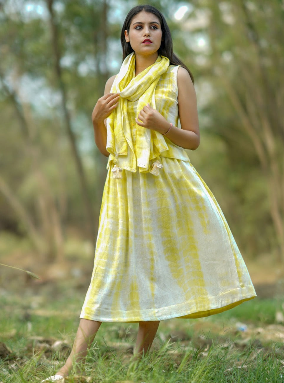 Shop midi skirt set from Bebaak