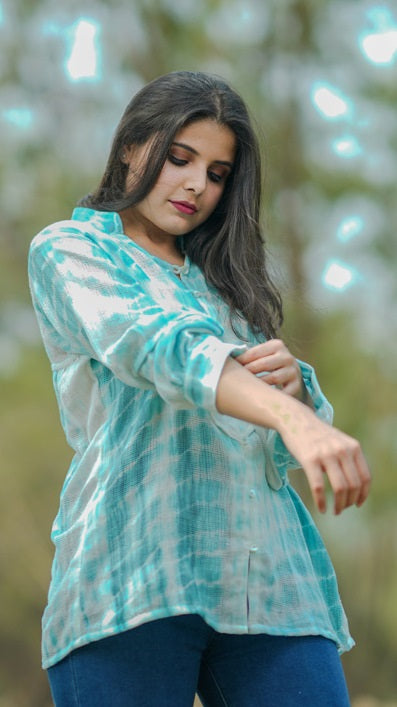 Shop antifit cotton shirt from Bebaak