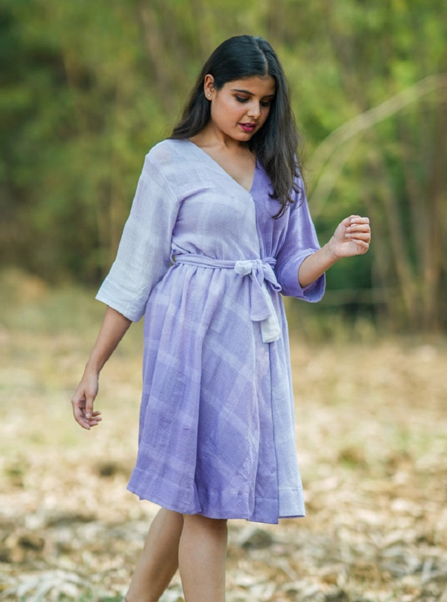 Shop short flared cotton dress from Bebaak