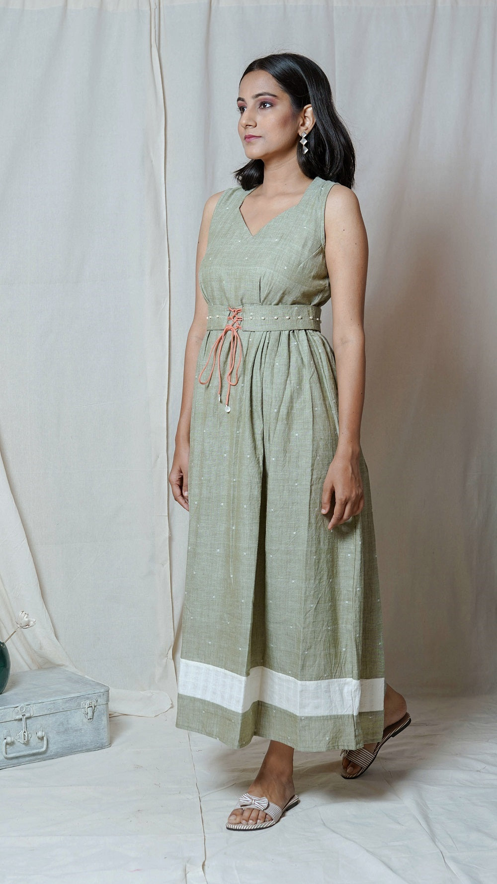 Shop Olive maxi dress online at bebaakstudio.com