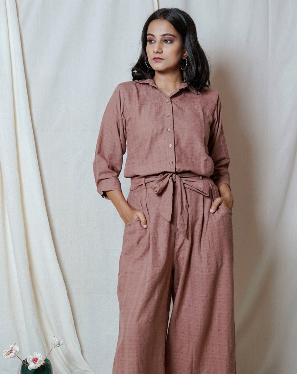 Shop Brown same on same set online at bebaakstudio.com