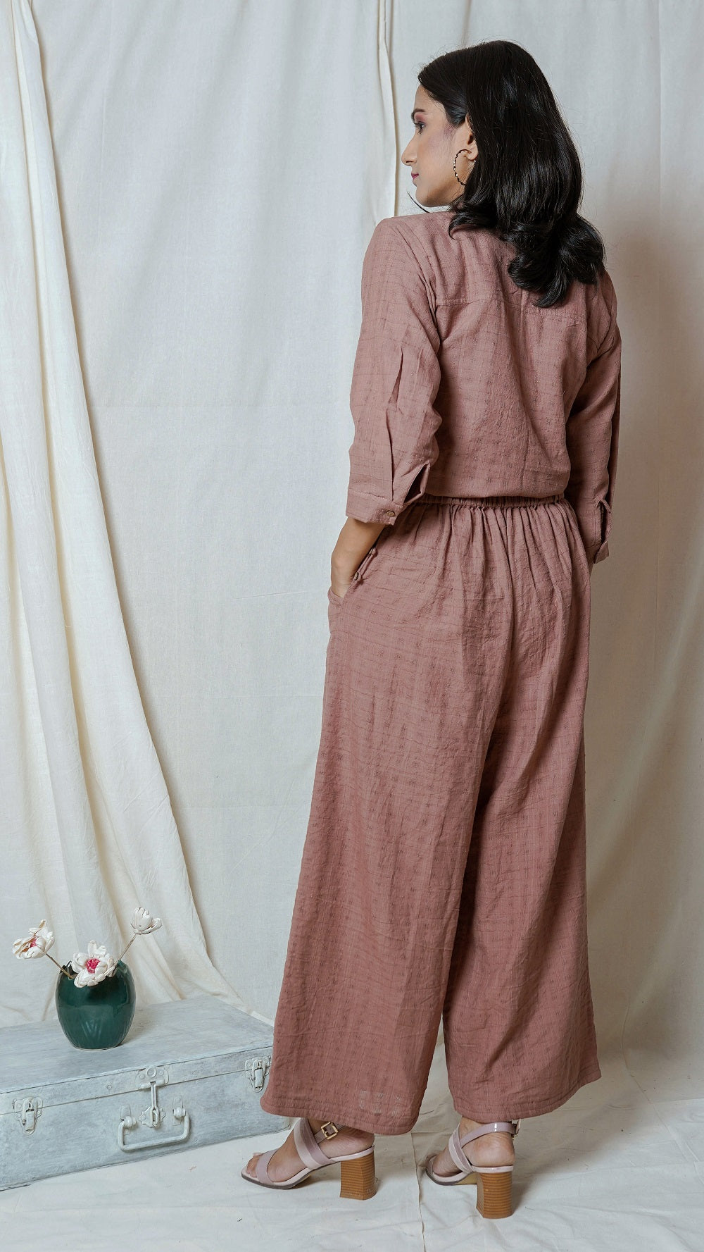 Shop Brown same on same set online at bebaakstudio.com