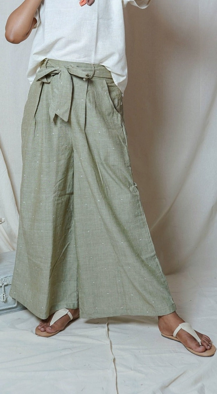 Shop Olive palazzo online at bebaakstudio.com