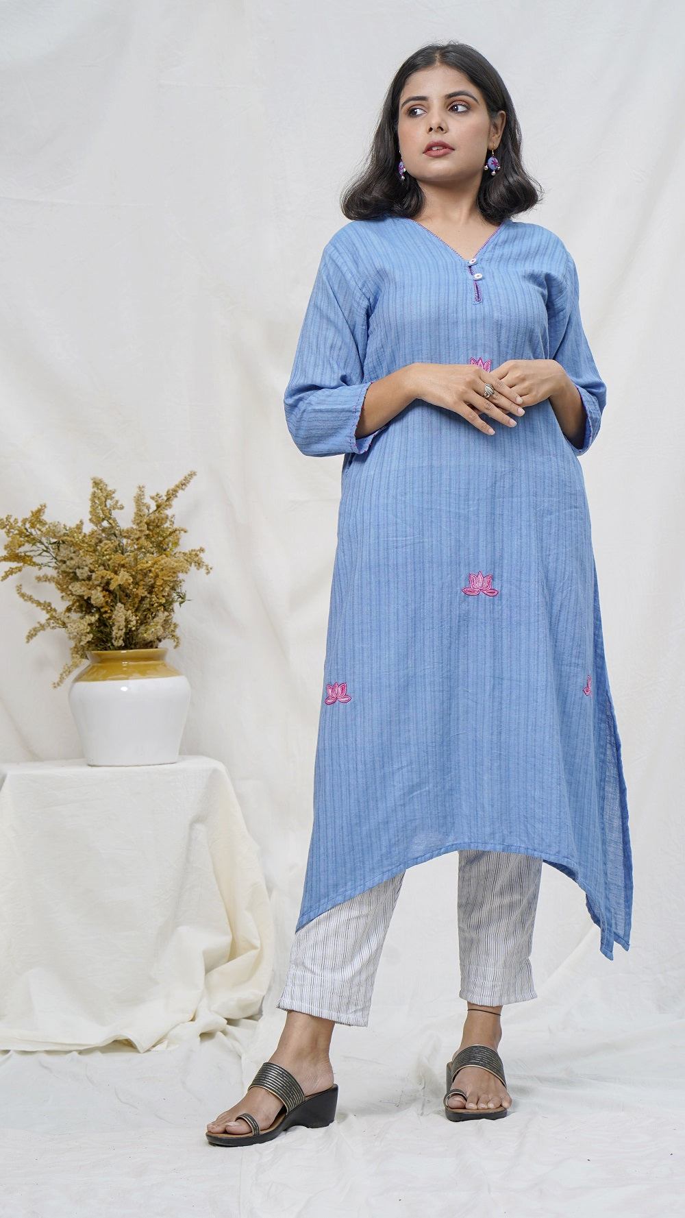 Umang Embroidered tunic set online available at bebaakstudio.com