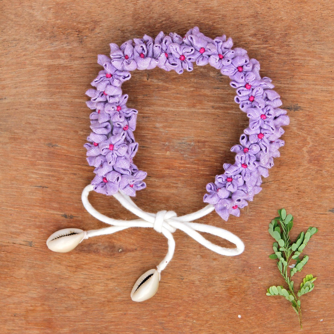Lilac upcycled mogra gajra online available at beaakstudio.com