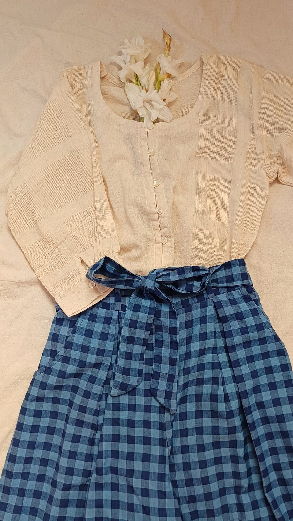 Blue kora co-ord online available at bebaakstudio.com