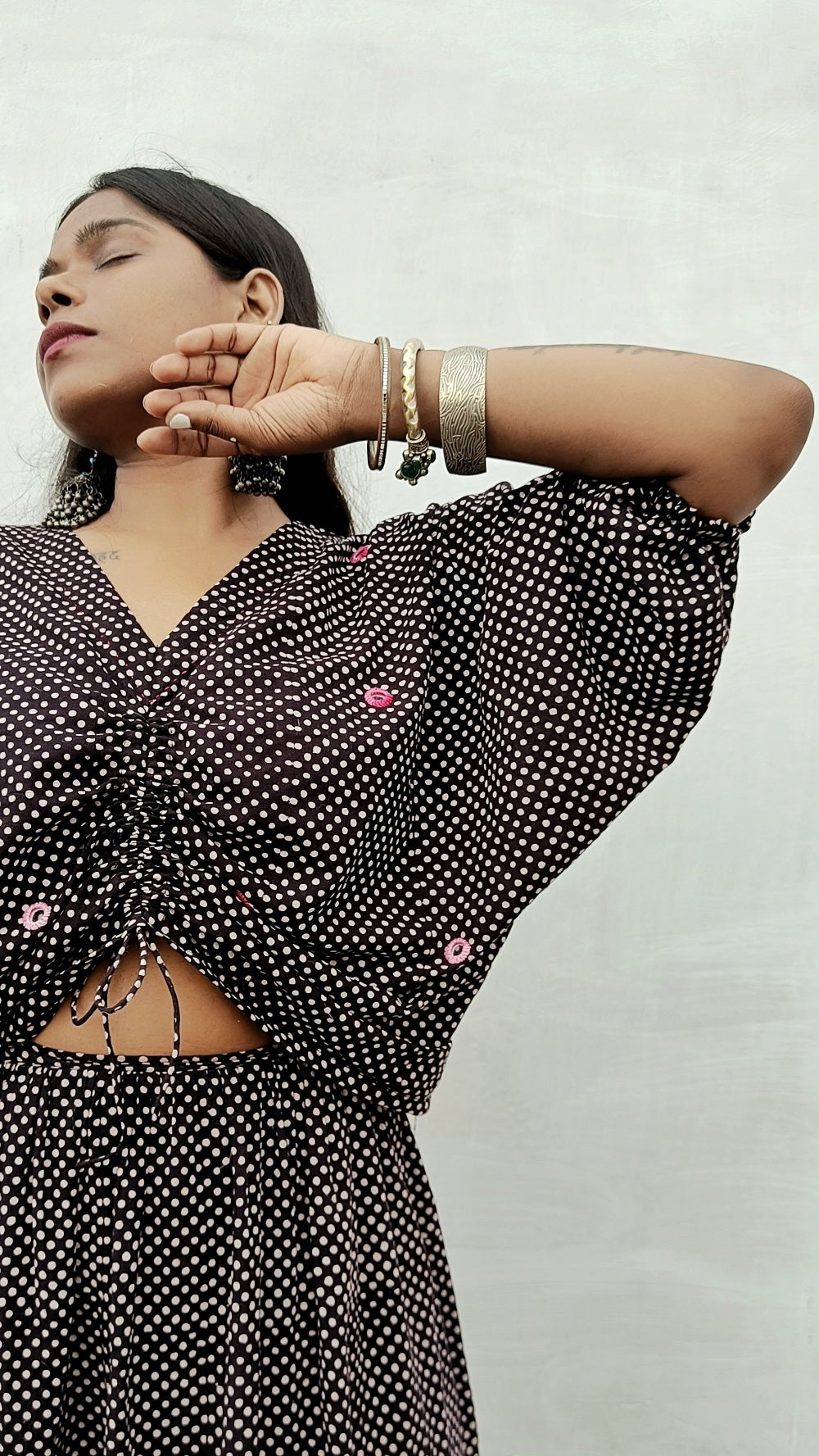 Shop Bobby ruched top online in India at bebaakstudio.com