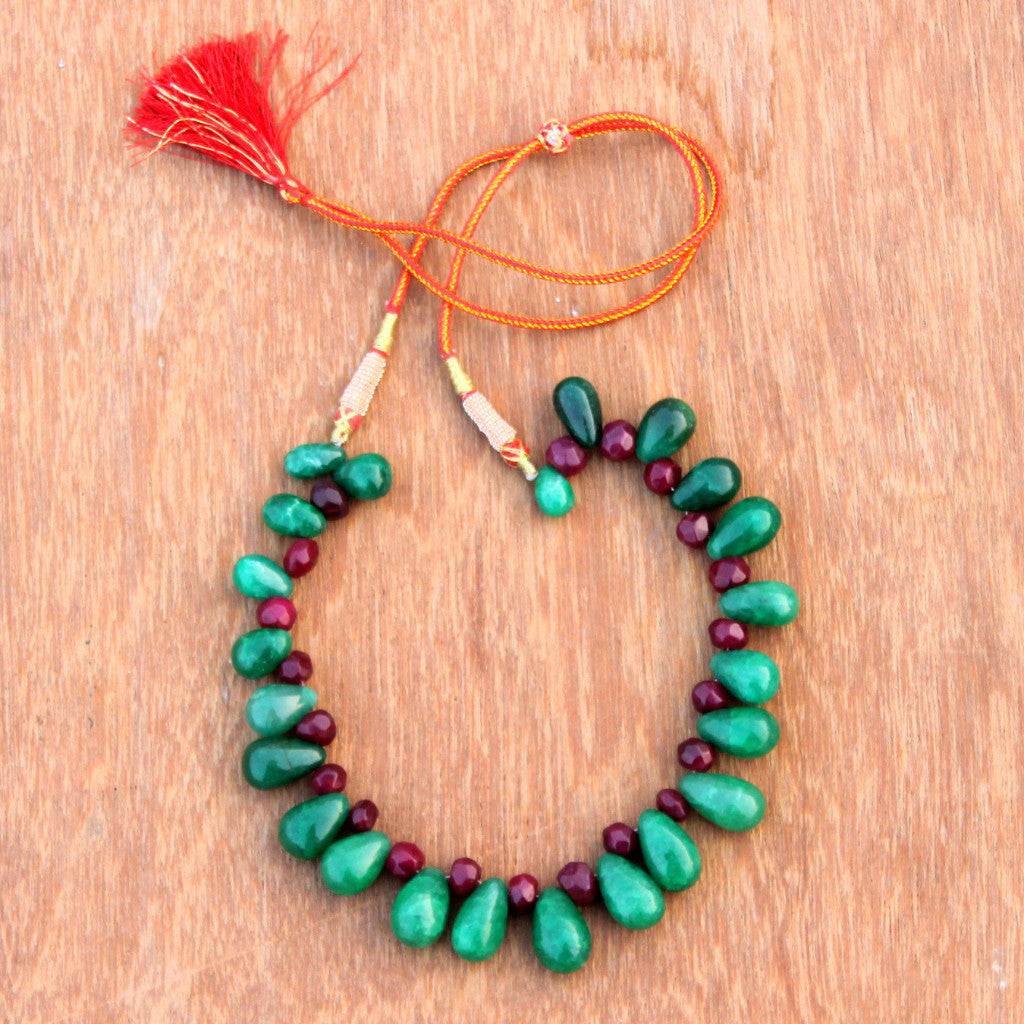 Rainbow stone necklace