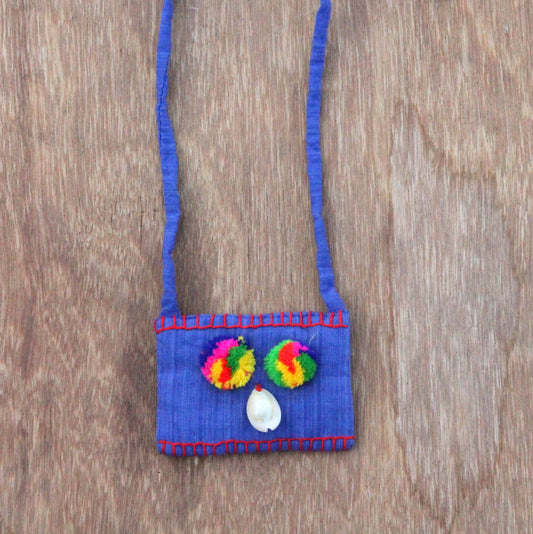 Textile necklace: upcycled and handcrafted in India