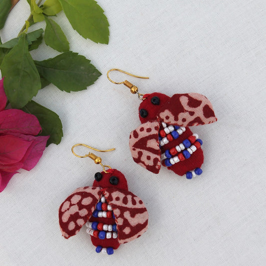 Ladybird quirky earring