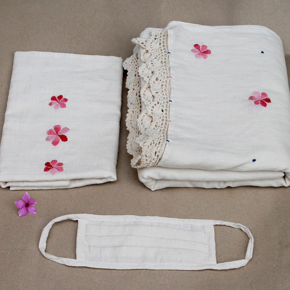 Kora Masakali saree online at bebaakstudio.com