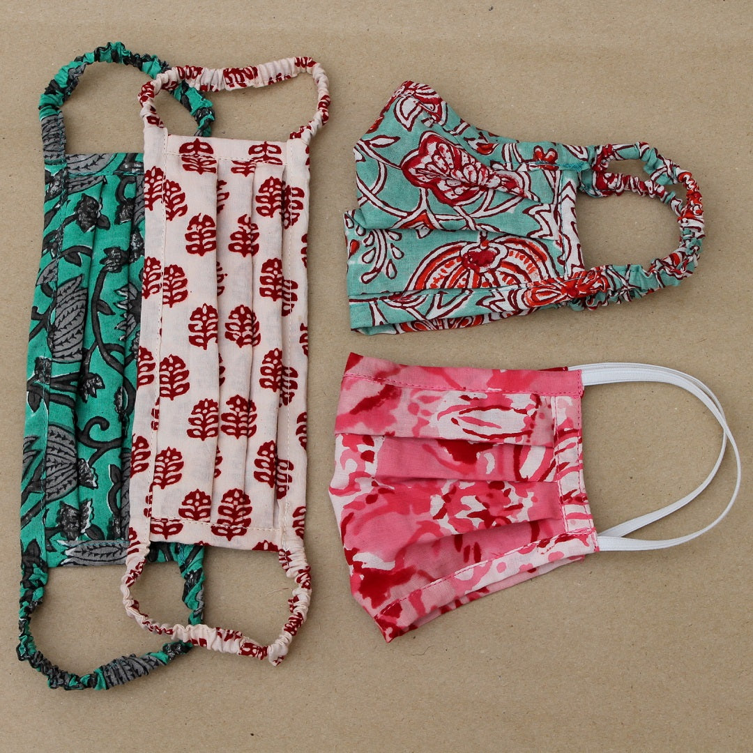 All floral cotton Face mask