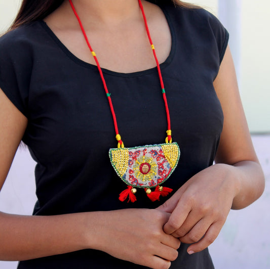 Mastani asmani tassel necklace