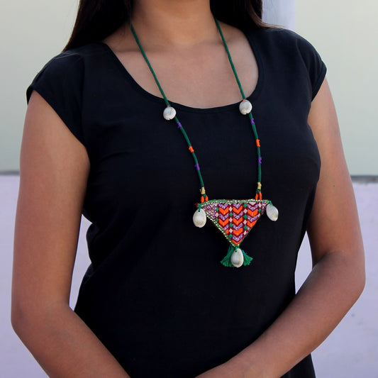 Mastani Triangle necklace online at bebaakstudio