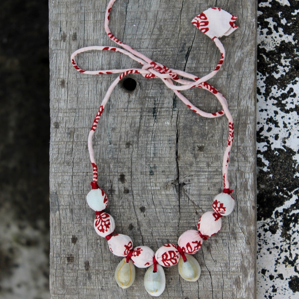 Ivory shell necklace