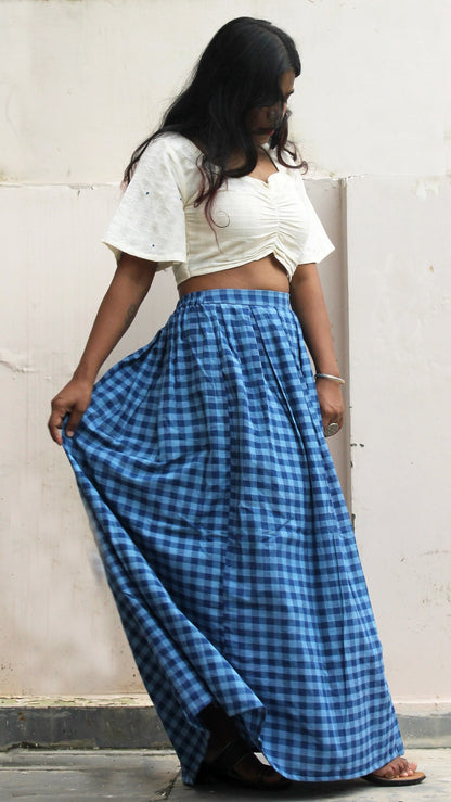 Masakali long cotton skirt set online available at bebaakstudio.com